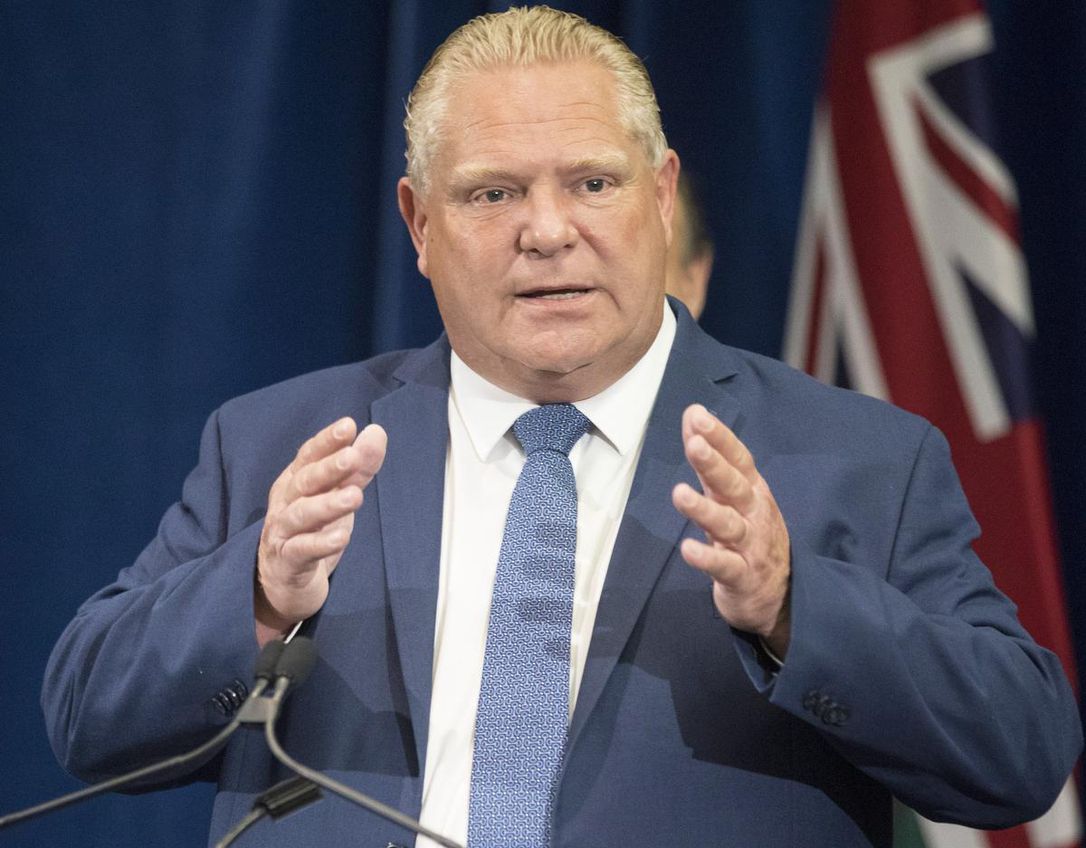 “We have 25 MPs, 25 MPPs and we’re going to have 25 councillors,” Premier Doug Ford said.